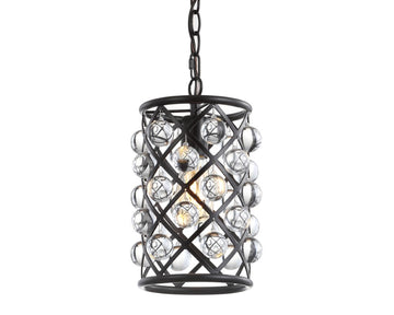 Gabrielle Crystal/Metal LED Pendant